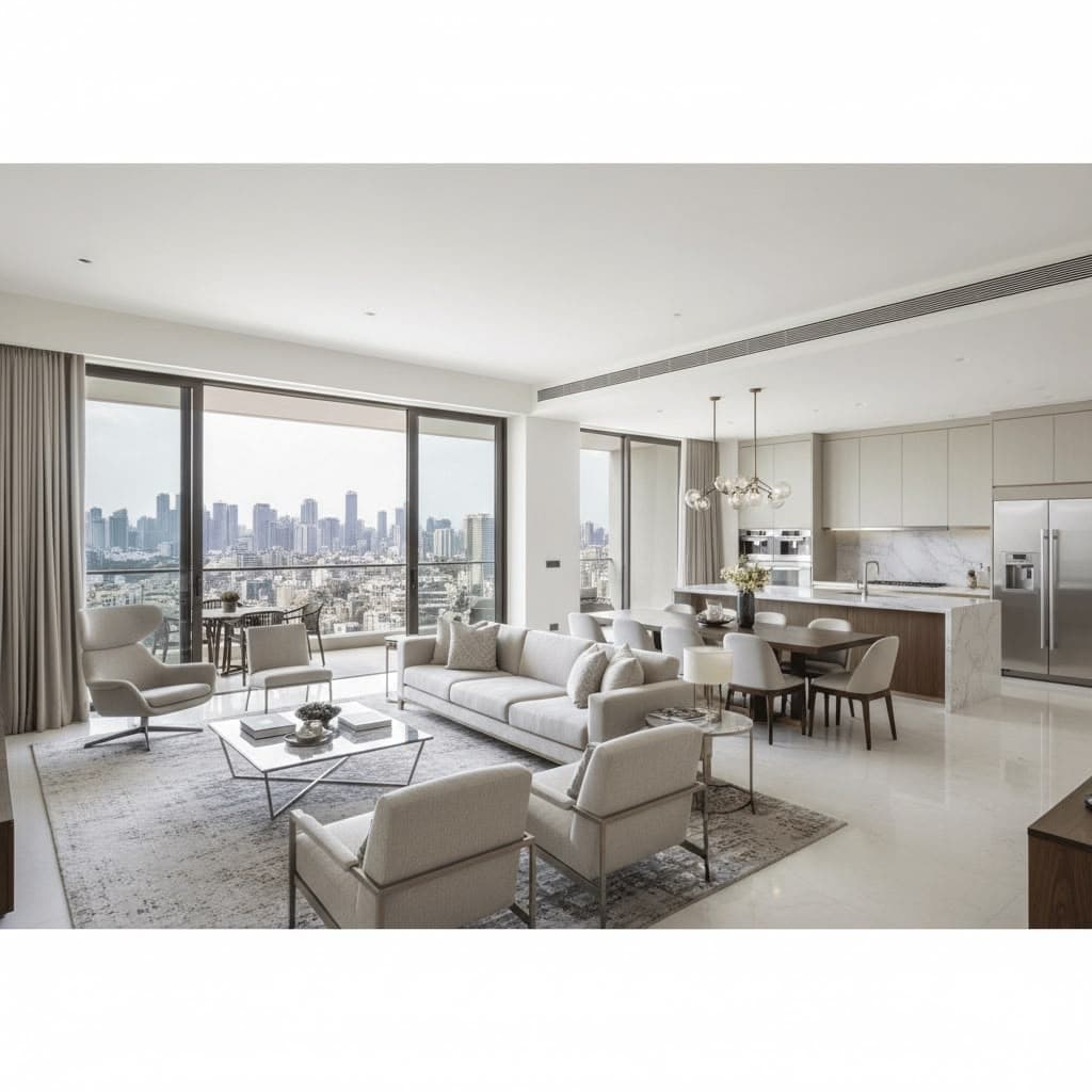 2 BHK Semi-Furnished Flat for Rent in Gera World of Joy